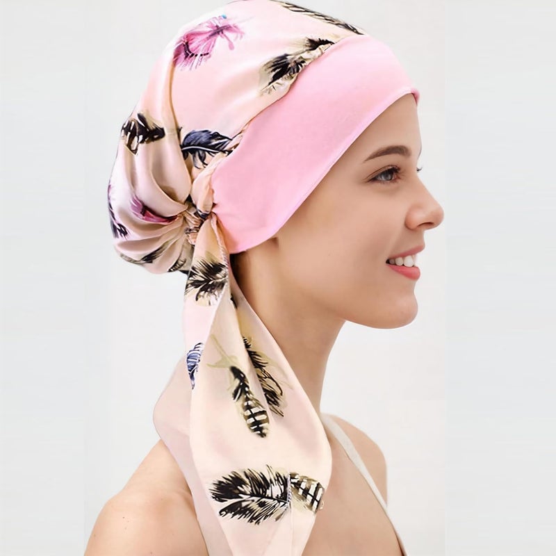 Belleshow Chemo Headwear Turbans for Women, Cancer Head Scarf, Headwear Coverings Caps, Head Wraps for Cancer Patients - Image 3
